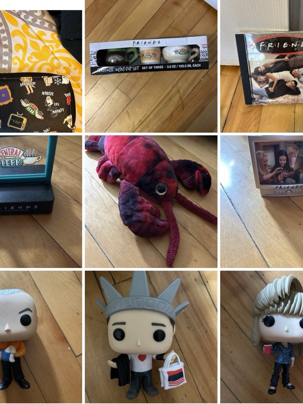 Friends TV Show 9-Piece Mega Bundle — Funko Pops, Wallet, Central Perk + More